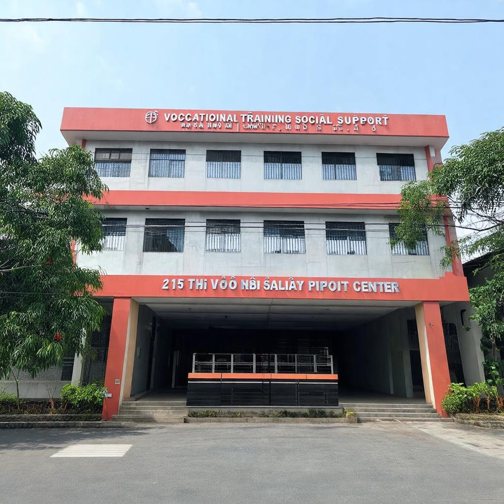 Ngoại cảnh Trung tâm Bảo Trợ & Dạy Nghề Tạo Việc Làm tại 215 Võ Thị Sáu, Quận 3